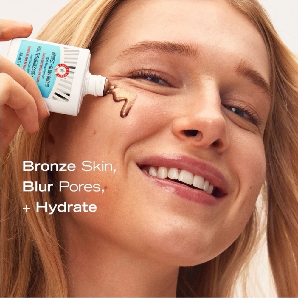 First Aid Beauty Bronze + Glow Drops with Niacinamide NIB